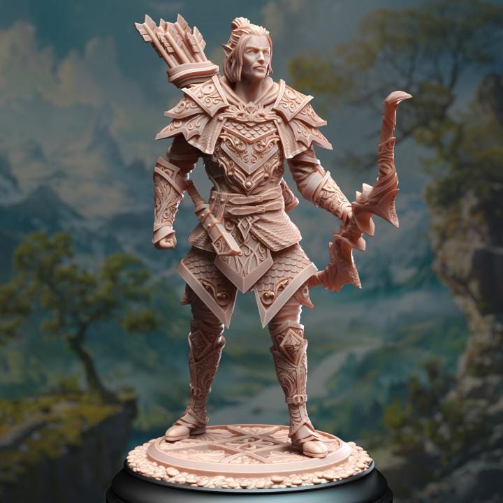 
Elven Monster Hunter Ranger - Ervion ro Estel