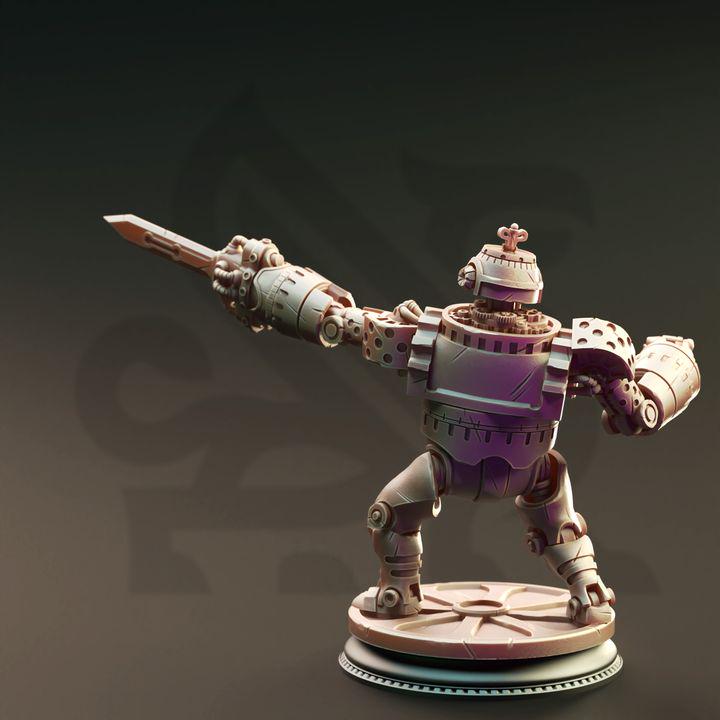 
3pc Clockwork Simulacrums Minor Ventators DnD Dungeons and Dragons 28mm/32mm TTRPG Fantasy Wargame Miniature Steampunk Automaton bundle