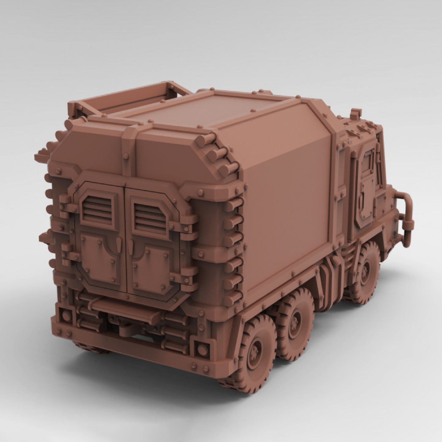 Food Truck 28mm 32mm   Pathfinder Vehicle  DnD  D&D Modern Fantasy Miniature Food Kitchen