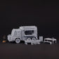 Food Truck 28mm 32mm   Pathfinder Vehicle  DnD  D&D Modern Fantasy Miniature Food Kitchen