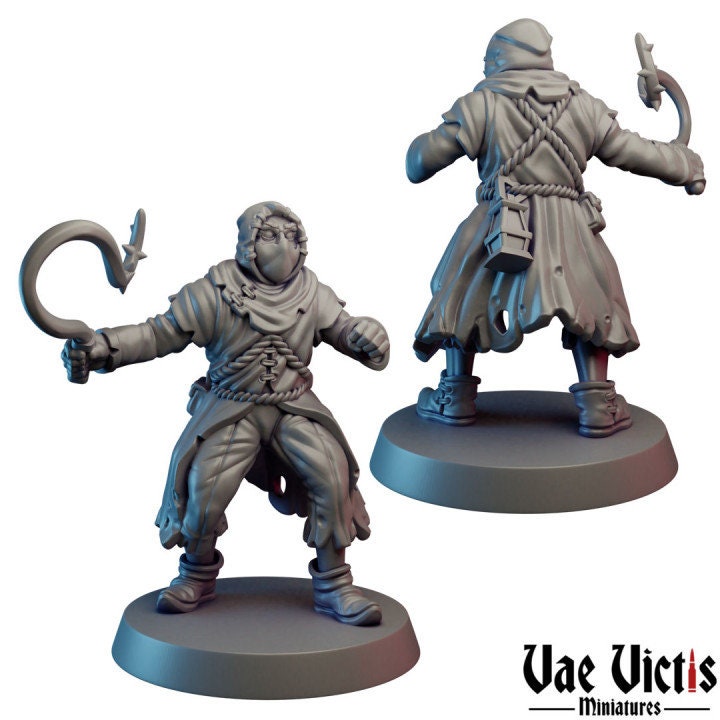 11pc Mutant Cultist Miniatures DnD Dungeons and Dragons Cultist Army for Tabletop games D&D War Games by Vae Victis Miniatures