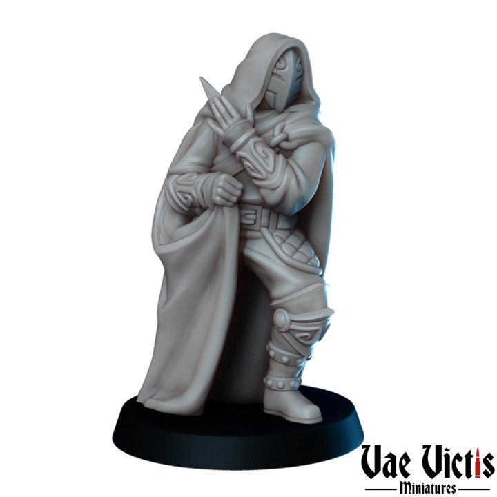 
Thieves Guild Squad set of 7 DnD Miniature Thief Army for Tabletop games, DnD, Dungeons and Dragons, 28mm 32mm by Vae Victis Miniatures