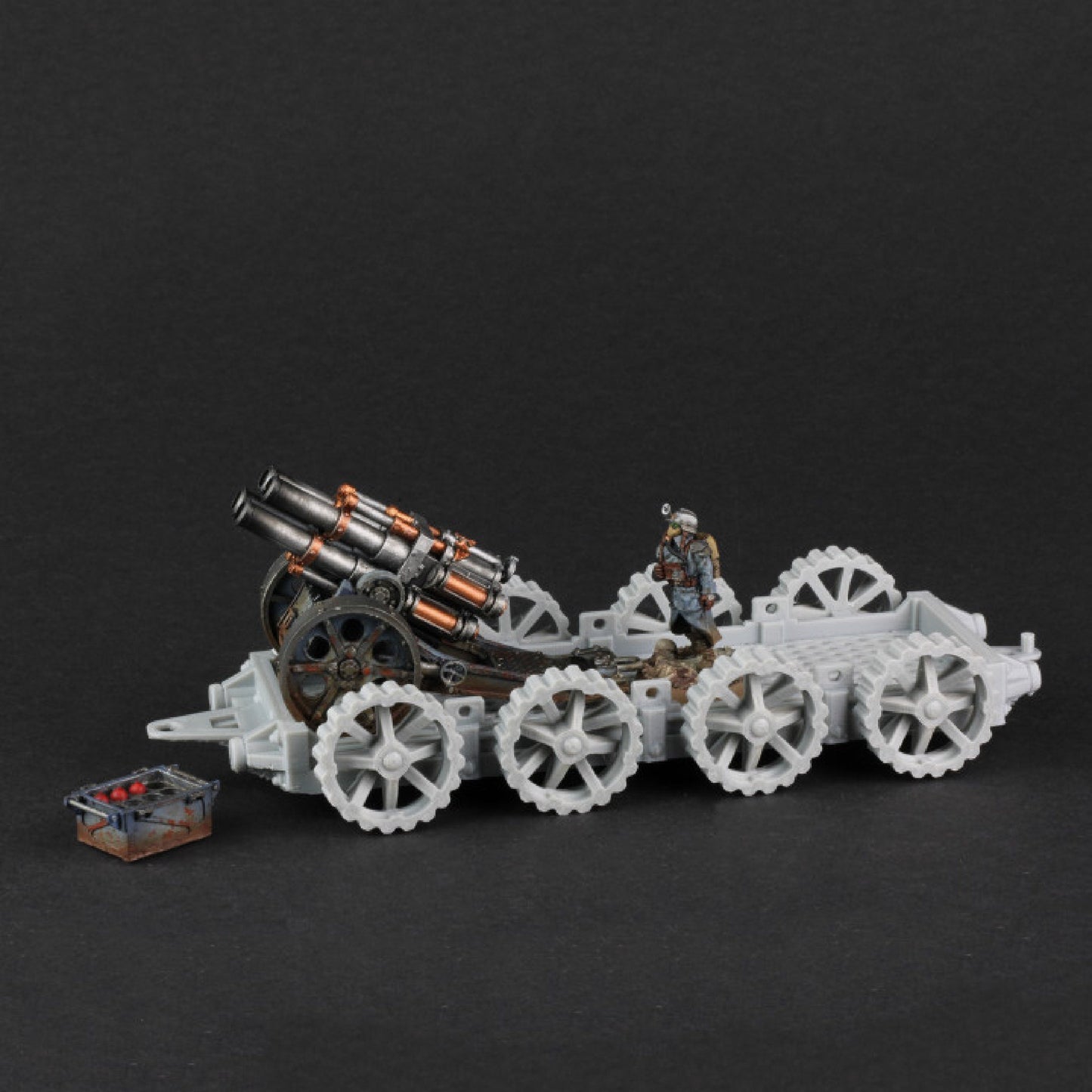 Cargo Trailer Miniature Sci Fi Vehicle 28mm 32mm Nuclear Wasteland  DnD Dungeons and Dragons Wargaming Mini Steam Punk Tabletop Wargaming