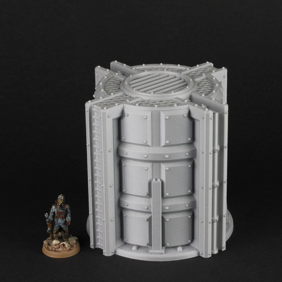 
Missile Silo for Tabletop RPG Wargames 28mm 32mm DnD Dungeons and Dragons Scenery Scatter Terrain Farm Miniature Scatter Fantasy