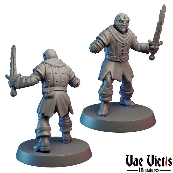 11pc Mutant Cultist Miniatures DnD Dungeons and Dragons Cultist Army for Tabletop games D&D War Games by Vae Victis Miniatures