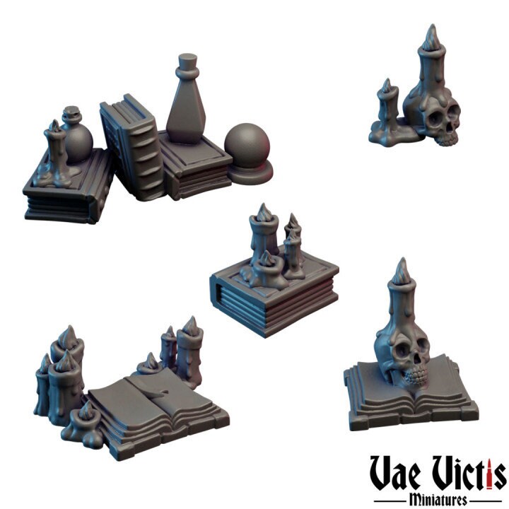 4pc Cultist Leaders Squad DnD Dungeons and Dragons Miniature Cultist Army Tabletop games D&D War Games 28mm 32mm by Vae Victis Miniatures