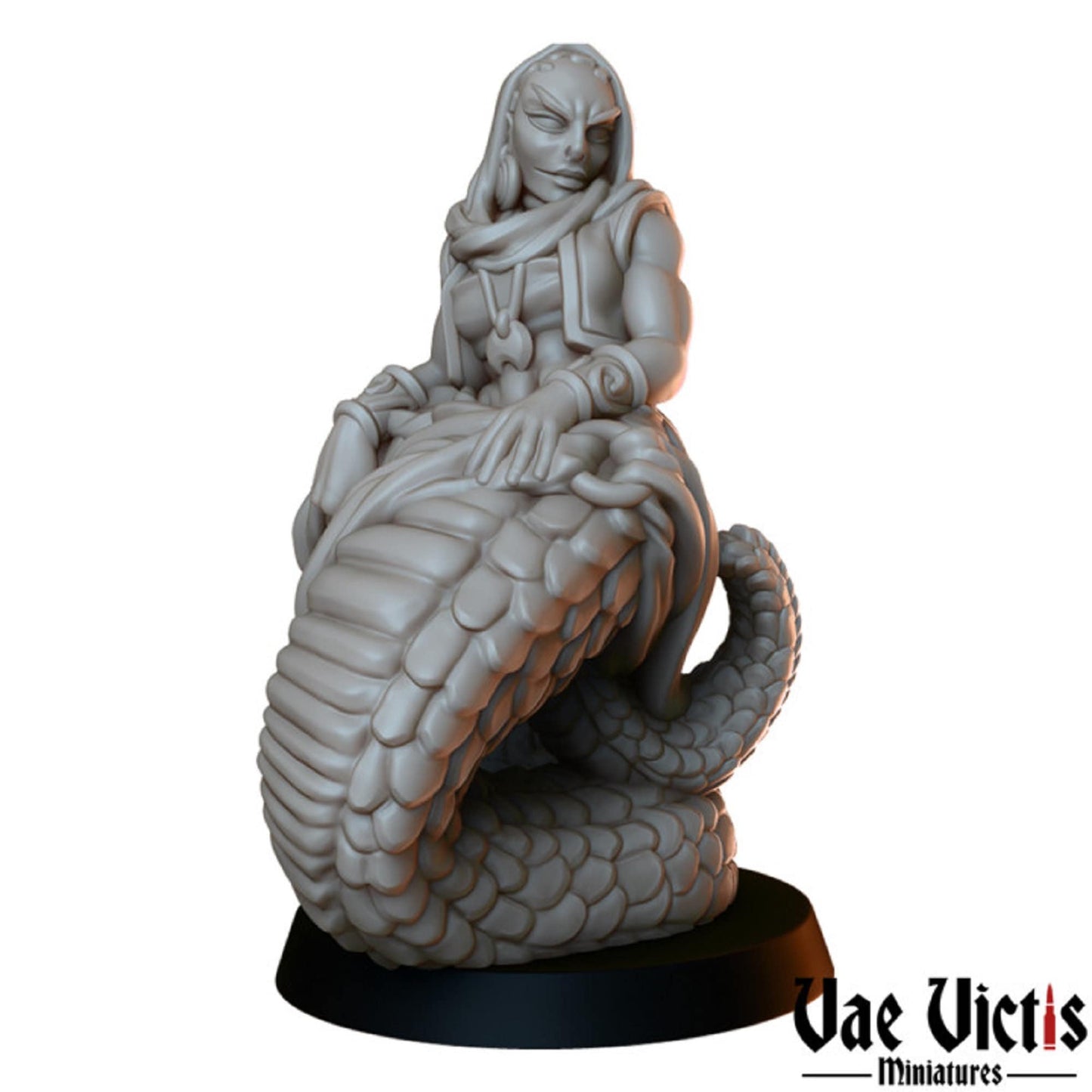 6pc High Desert Tribe DnD Dungeons and Dragons 28mm/32mm TTRPG Fantasy Wargame Miniature NPCs Snake lady Fighter Desert Camp NPCs