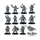 12pc Dwarf Warriors DnD Dungeons and Dragons 28mm/32mm Armoured Guards DnD Fighter DnD Warriors Wargaming Miniature NPCs Scatter Corpse