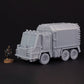 3D Printed Heavy Combat Truck Miniature for DnD Scifi Enhance Tactical Missions with Durable, Detailed Scenery and Army Addition 28mm/32mm