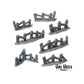
Wood Fences, Set or Single 28mm 32mm Scale DnD Dungeons and Dragons Village Scatter Terrain Fence Miniatures for Tabletop RPG Fantasy Games
