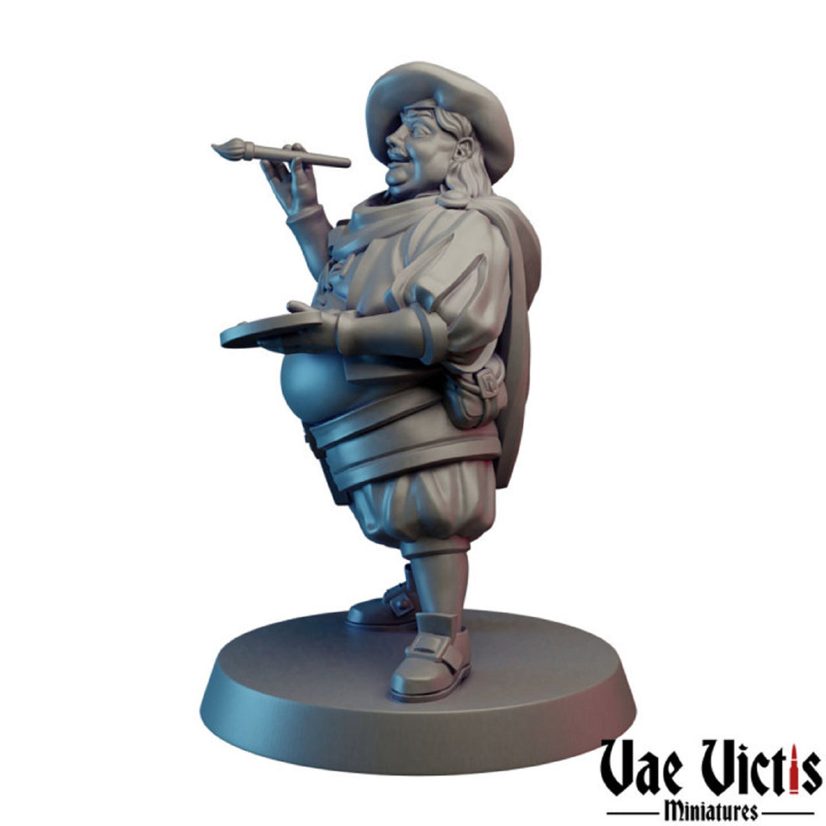 
Painter Figure, DnD, Dungeons and Dragons, Miniature, D&D, Pathfinder, Tabletop, Scatter, 28mm or 32mm, Vae Victis