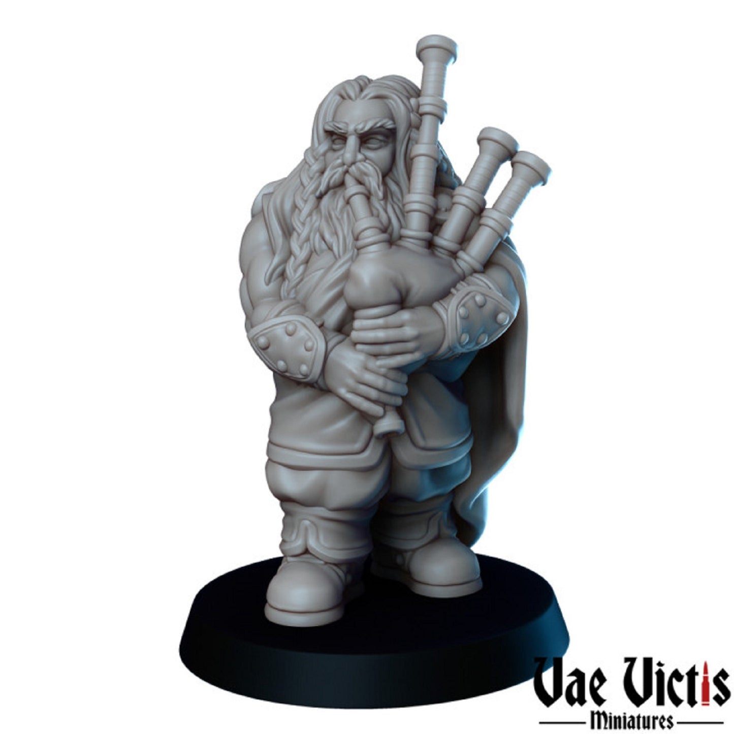 6pc The Itinerant band, Musical Character, Townsfolk Miniature, DnD, Dungeons and Dragons, Fantasy, Musician Band, Miniatures - Vae Victis