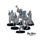 6pc Gladiator Miniature Set DnD Dungeons and Dragons TTRPG Fantasy Champions Elf Miniature Goliath DnD Tabaxi and Human figurines 28mm 32mm