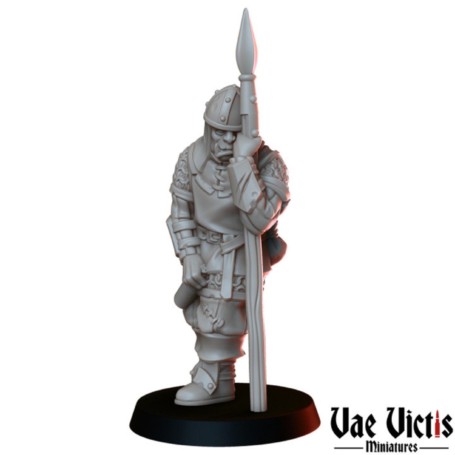 DnD Prisoner Set Dungeons and Dragons Prisoners of War for Wargame Tabletop RPGs 28mm or 32mm Scale Executioner Prisoners and Orc Guard Mini