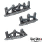 
Wood Fences, Set or Single 28mm 32mm Scale DnD Dungeons and Dragons Village Scatter Terrain Fence Miniatures for Tabletop RPG Fantasy Games