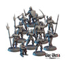 11pc FEMALE Village Guard set for DnD, Dungeons and Dragons, War gaming Guards 28mm 32mm Fantasy TTRPG Fighters by Vae Victis Miniatures