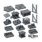 16pc Black Market Set, Market Stalls DnD, Dungeons and Dragons, 28mm Terrain, 32mm Miniatures