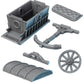 
Merchant Wagon Miniature DnD Dungeons and Dragons 28mm/32mm Wagon 3D Printed Miniature for TTRPGs Wargames Dioramas Traveler Caravan Cart
