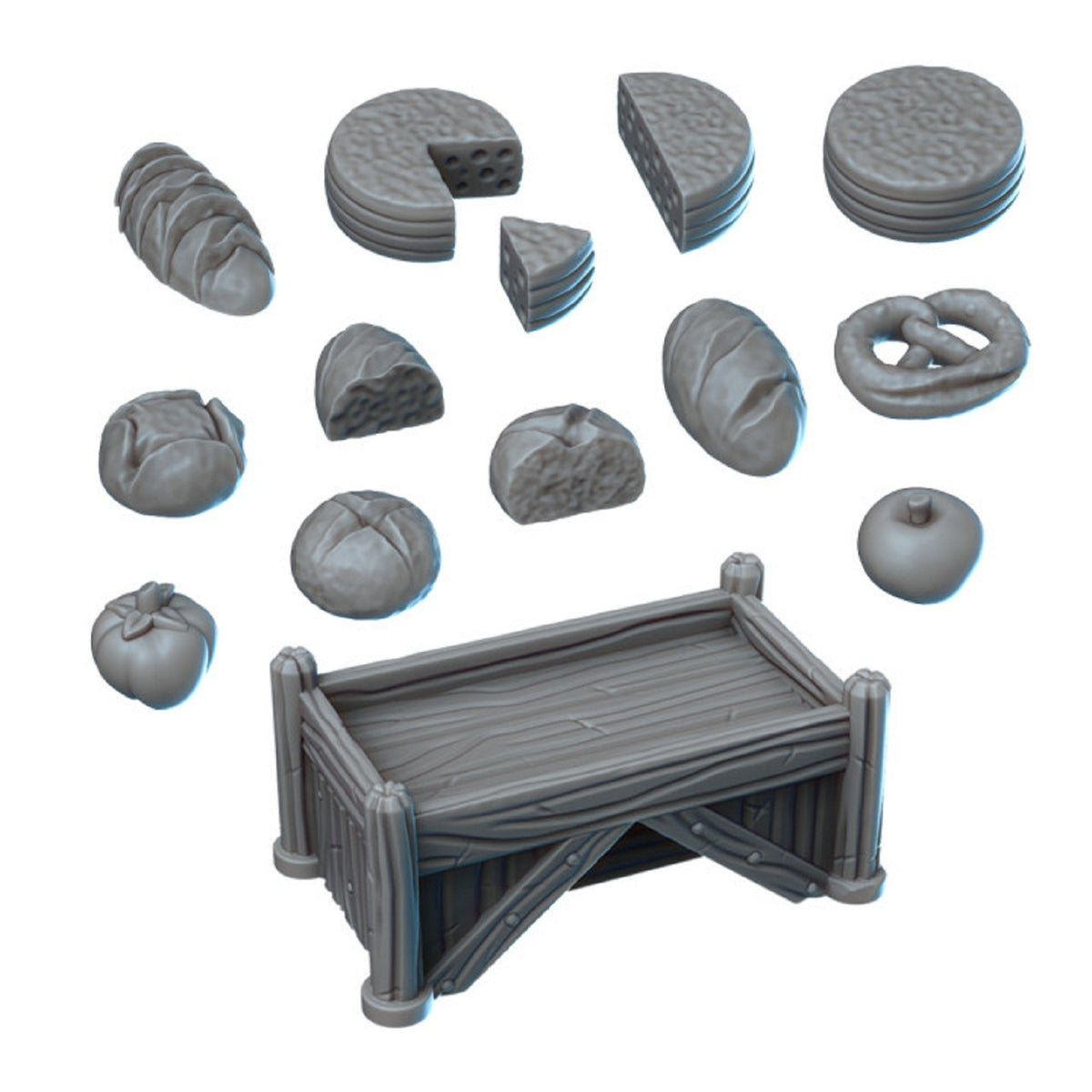 
Market Table Food Scatter Terrain Dungeons