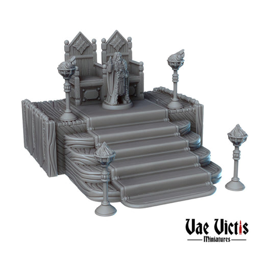 28mm 32mm DnD King Miniature Royal Miniatures Dungeons and Dragons D&D Furniture Castle Scatter Terrain for Tabletop RPG Fantasy Games