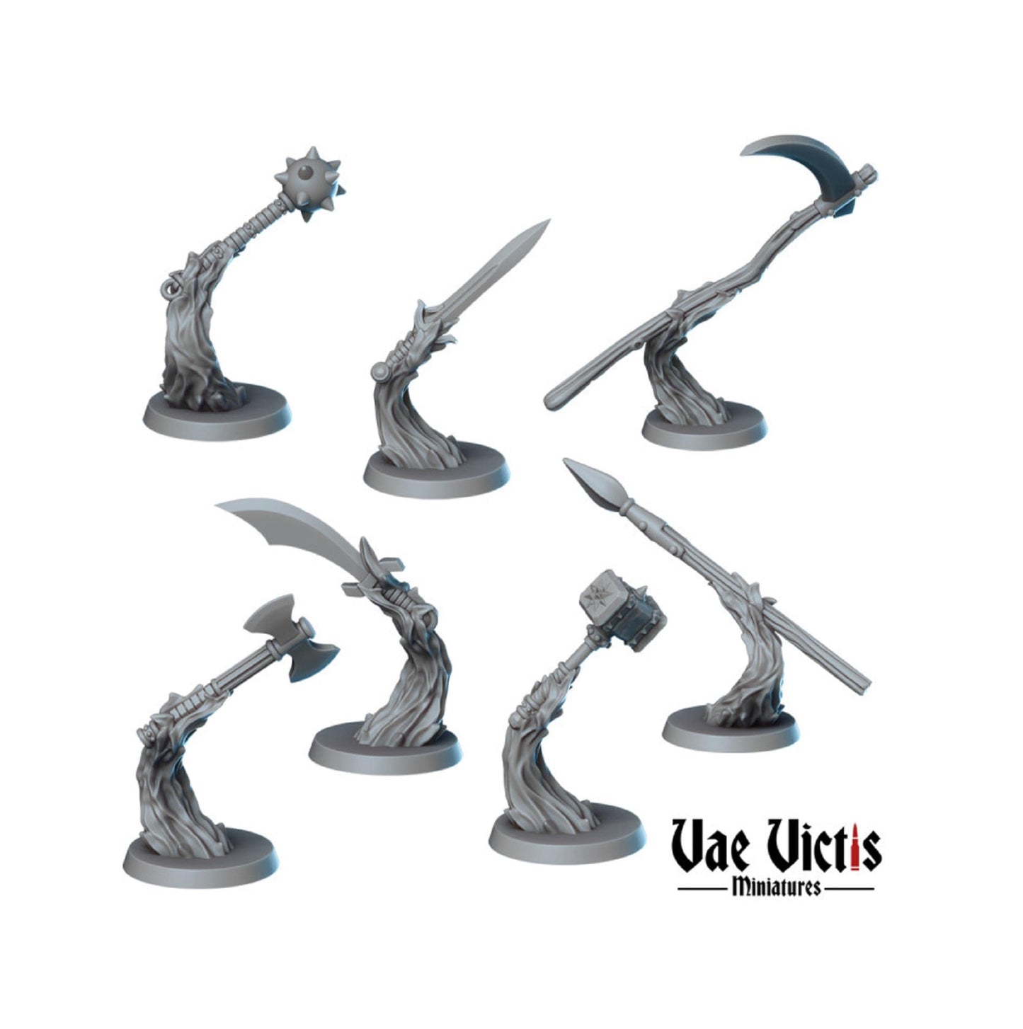 28mm 32mm Spiritual Weapon Miniatures, Spells, DnD, Dungeons and Dragons, Tabletop RPG Miniatures, Game Pieces,