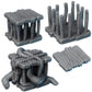 16pc Black Market Set, Market Stalls DnD, Dungeons and Dragons, 28mm Terrain, 32mm Miniatures