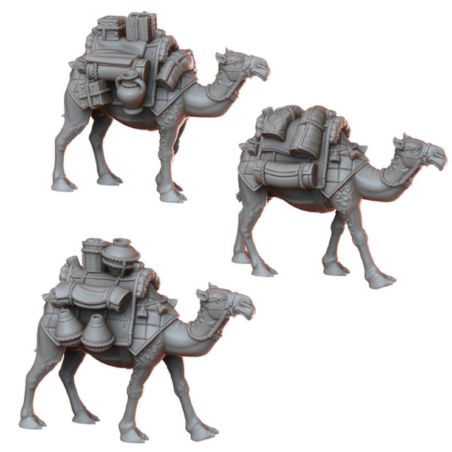 Camel miniatures for DnD Dungeons and Dragons Tabletop RPGs Desert Scatter Terrain 28mm/32mm Desert Warriors by Vae Victis Miniatures