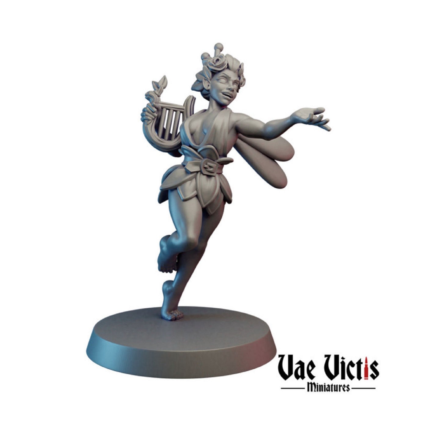 Fairy Mini, DnD Fairy Miniature, Wood Fairy, Dungeons and Dragons, Tabletop, Fantasy, Vae Victis, 28mm or 32mm