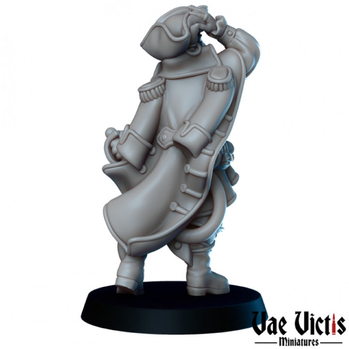 
Tabaxi Cat Captain DnD Dungeons and Dragons 28mm/32mm TTRPG Wargame Fantasy Cat NPC  Pirate Miniature Cat Themed Pirate Scatter Terrain