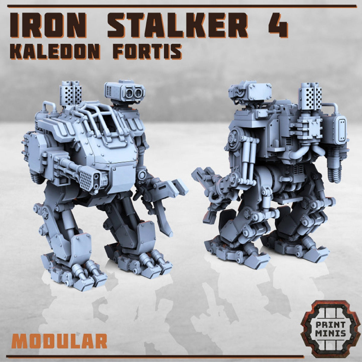 
Mech Walker, Sci-Fi, Miniatures, 4