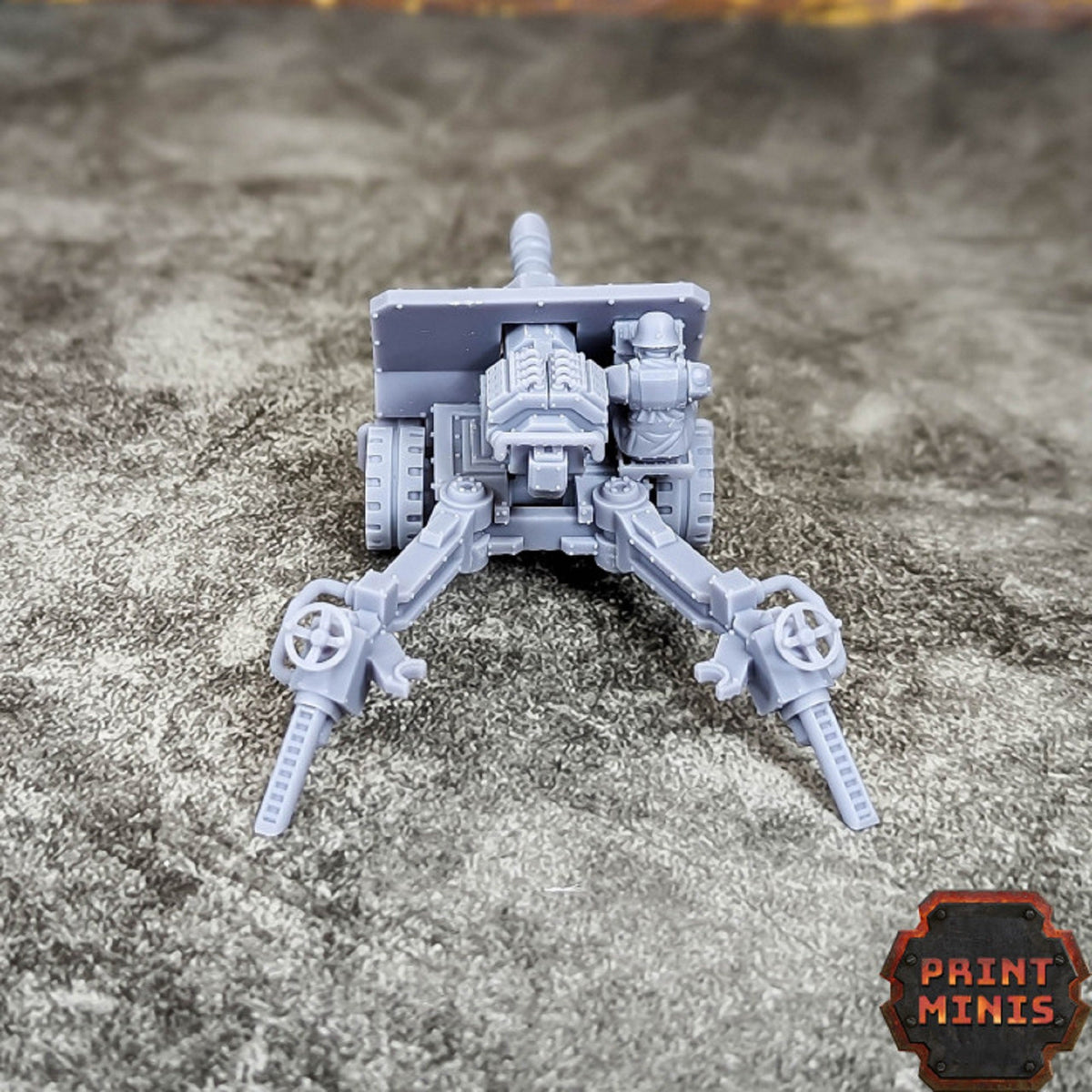 
Heavy Battery Guns, Weapons, DnD, Miniature Terrain, Dungeons and Dragons, D&D, Pathfinder, Scatter, Wargaming, Tabletop, 28mm, Print Minis