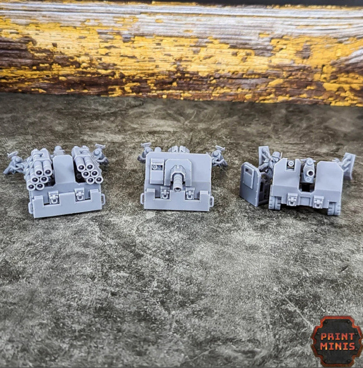 
Heavy Battery Guns, Weapons, DnD, Miniature Terrain, Dungeons and Dragons, D&D, Pathfinder, Scatter, Wargaming, Tabletop, 28mm, Print Minis