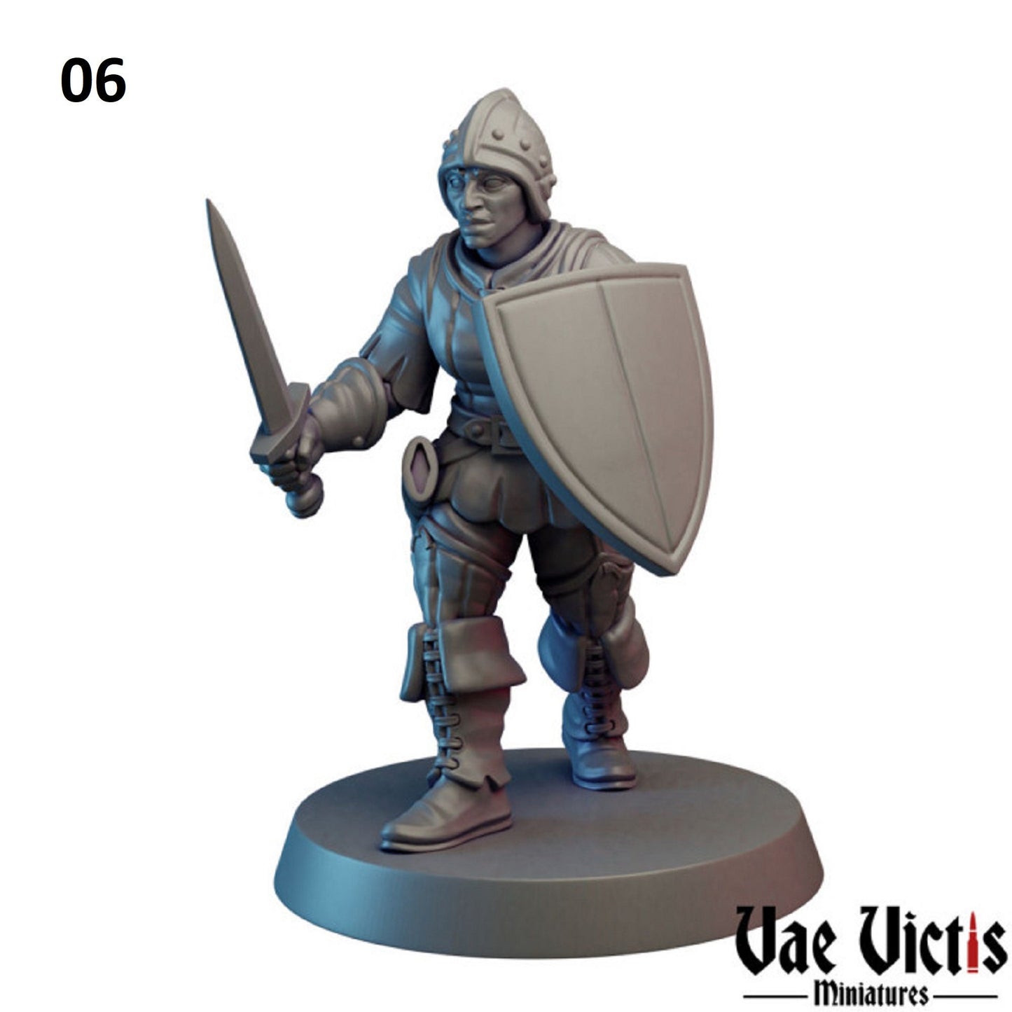 11pc FEMALE Village Guard set for DnD, Dungeons and Dragons, War gaming Guards 28mm 32mm Fantasy TTRPG Fighters by Vae Victis Miniatures