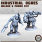 
Slave Ogre Miniatures Scifi Miniatures 28mm/32mm Industrial Futuristic Ogres Tabletop RPG Wargame Slaves Post Apocalpytic miniatures