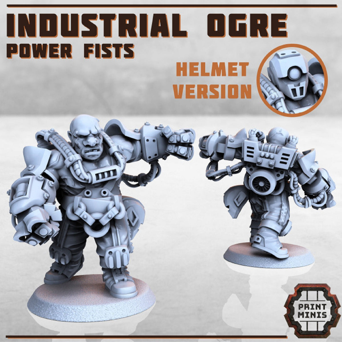 
Slave Ogre Miniatures Scifi Miniatures 28mm/32mm Industrial Futuristic Ogres Tabletop RPG Wargame Slaves Post Apocalpytic miniatures
