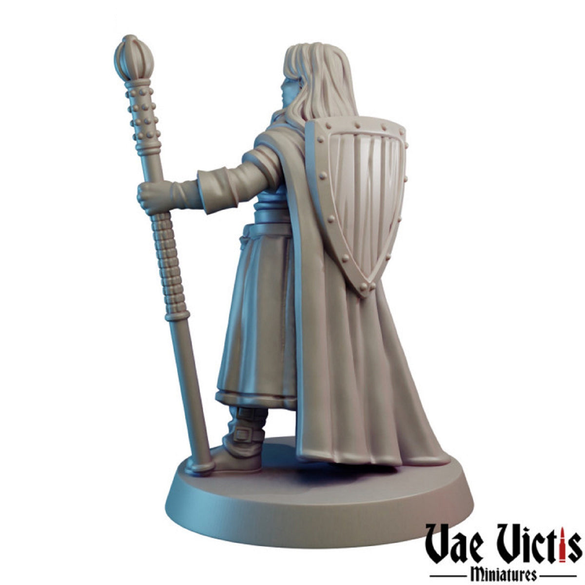 
Lawful Hero DnD Dungeons and Dragons Miniature 28mm/32mm Heroic Scale for Hero Quest Tabletop RPG Fantasy Wargames Female Paladin Miniature