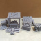 16pc Black Market Set, Market Stalls DnD, Dungeons and Dragons, 28mm Terrain, 32mm Miniatures