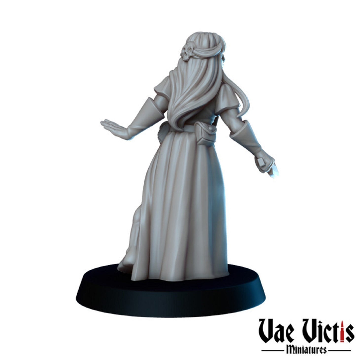 Female Butcher for DnD Dungeons and Dragons Tabletop RPG Fantasy Wargames Butcher Vendor Miniature 28mm 32mm Townsfolk Villager Vae Victis