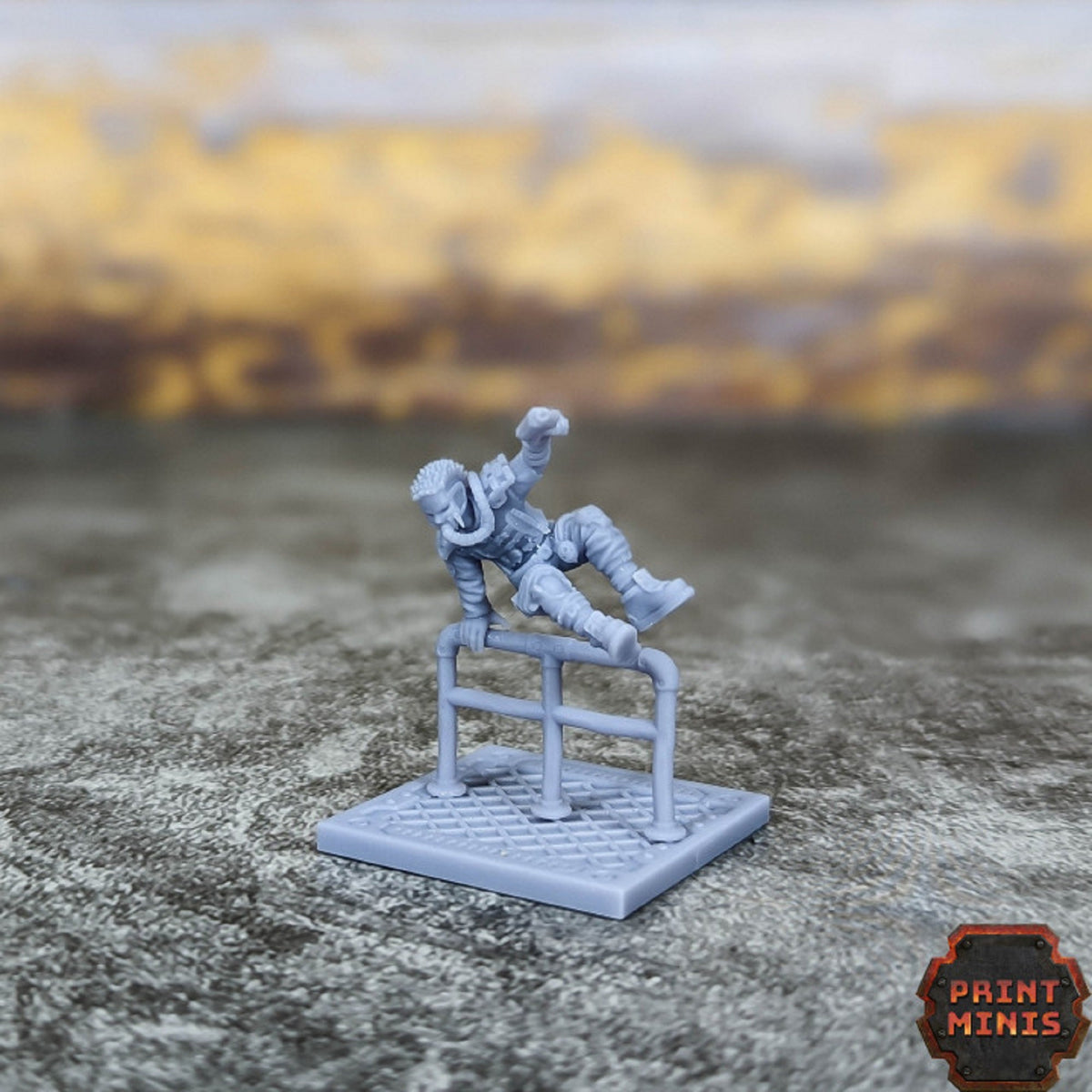 
Skifter - Stack City Runner, DnD, Dungeons and Dragons, Scifi Miniature, Scatter, 28mm Heroic, Print Minis