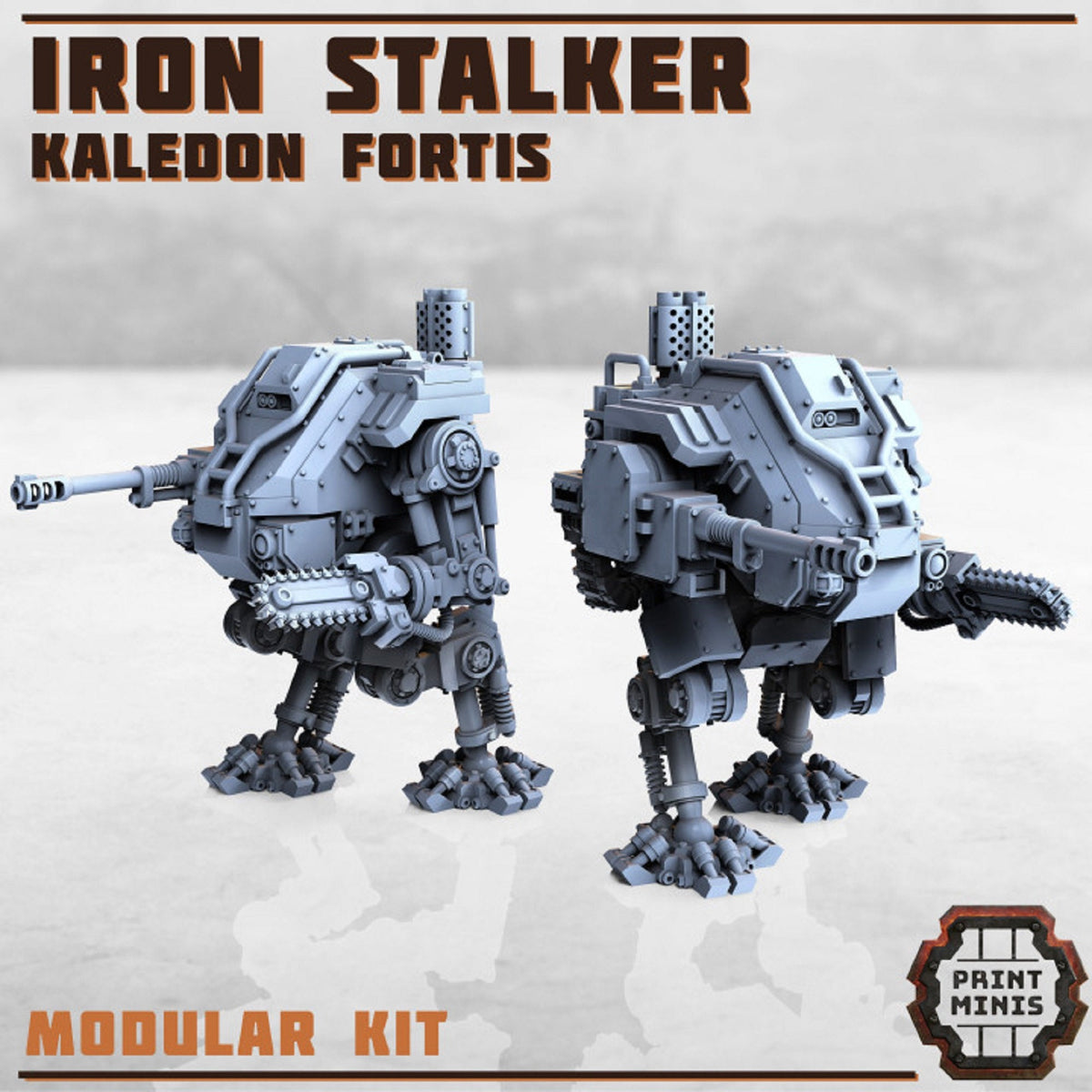 
Mech Walker, Sci-Fi, Miniatures, 4