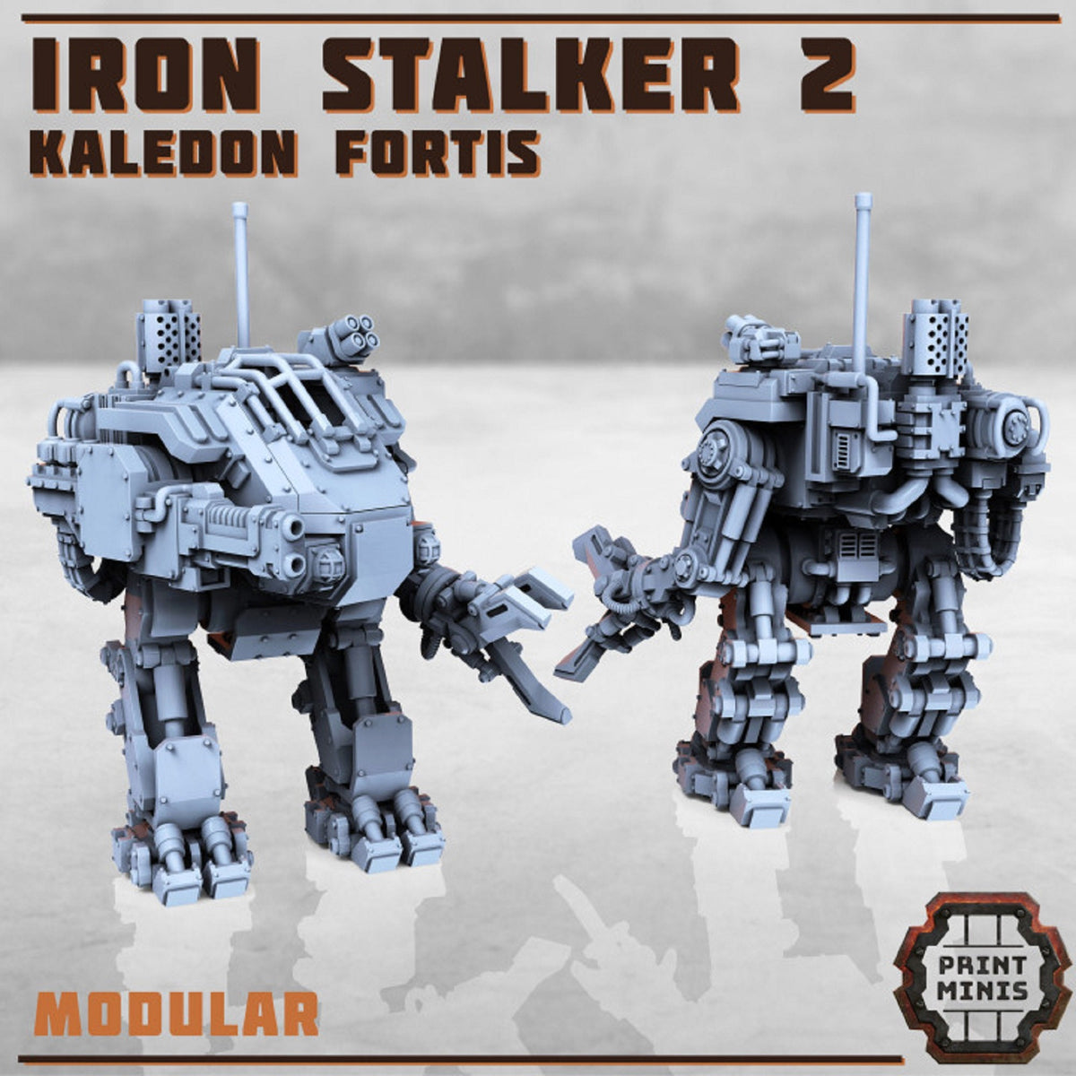 
Mech Walker, Sci-Fi, Miniatures, 4