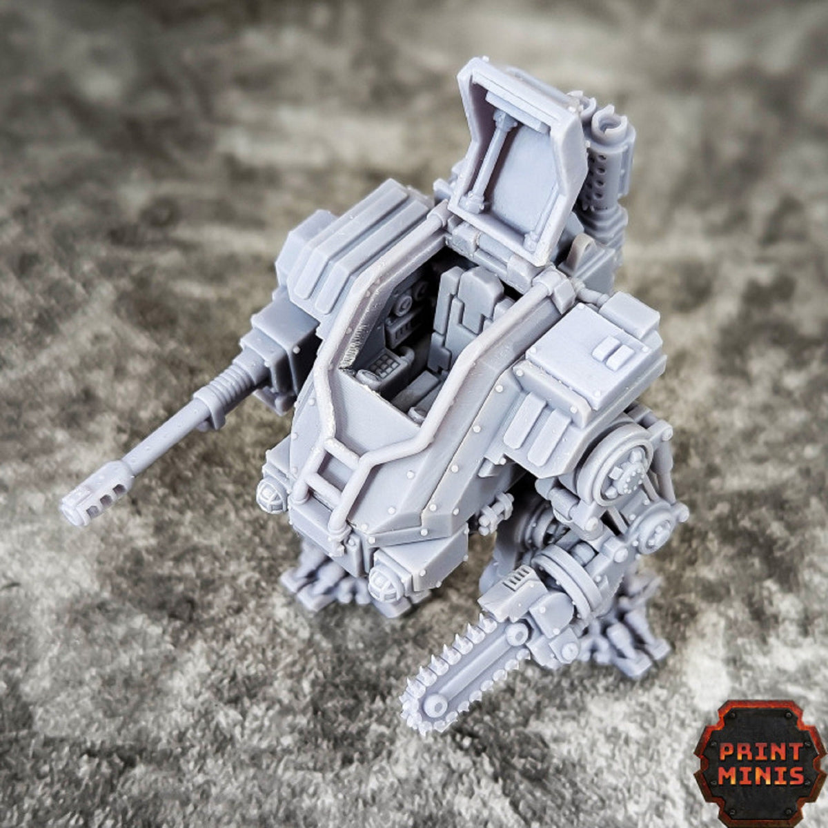 
Mech Walker, Sci-Fi, Miniatures, 4