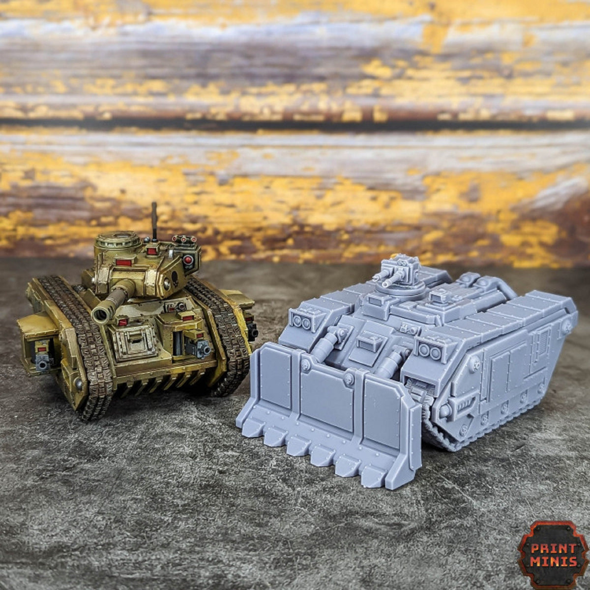
Tank Miniature Scifi Miniatures Wargaming Vehicles 28mm and 32mm Heroic Scale Sci-Fi Wargaming Tank Model