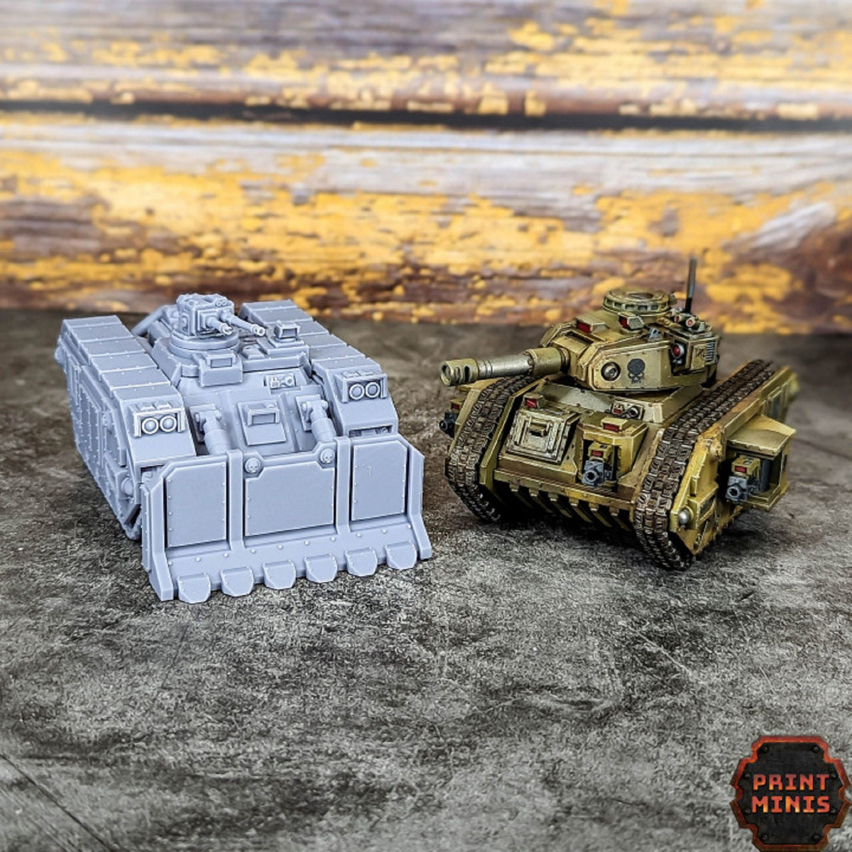 
Tank Miniature Scifi Miniatures Wargaming Vehicles 28mm and 32mm Heroic Scale Sci-Fi Wargaming Tank Model