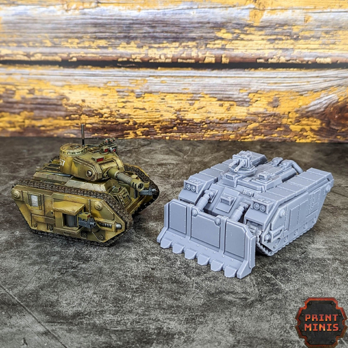
Tank Miniature Scifi Miniatures Wargaming Vehicles 28mm and 32mm Heroic Scale Sci-Fi Wargaming Tank Model