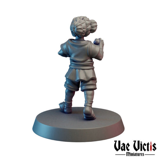 DnD Female Monk Miniature 28mm/32mm Scale for Tabletop RPG Fantasy Wargames Dioramas Monk Apprentice 3D Printed Figurine