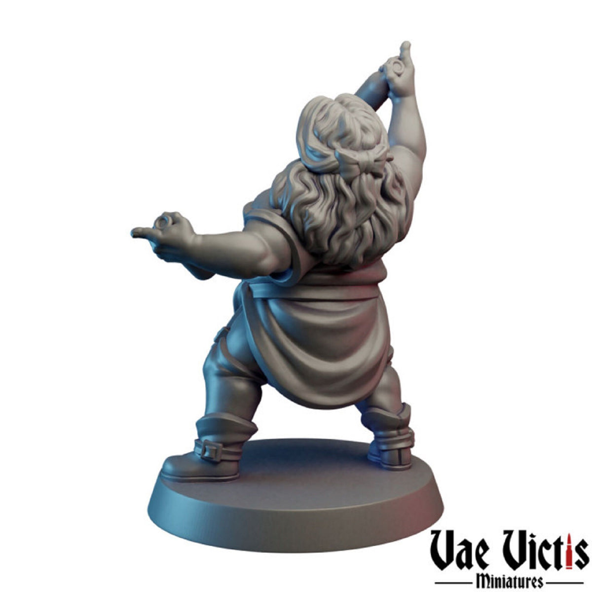 
Party Lady, Townsfolk, Drunk DnD Miniature, Dungeons and Dragons, 40K, Pathfinder, Fantasy, Wargaming minis by Vae Victis Miniatures