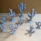 Cacti Plants DnD Dungeons and Dragons Desert Plant Scatter for 28mm 32mm terrain, D&D Pathfinder Tabletop RPG games Desert Wasteland Terrain