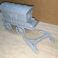 
Merchant Wagon Miniature DnD Dungeons and Dragons 28mm/32mm Wagon 3D Printed Miniature for TTRPGs Wargames Dioramas Traveler Caravan Cart