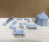 DnD Fantasy Camp Miniatures for Dungeons and Dragons Campaigns Dioramas D&D Pathfinder 28mm/32mm Wargaming Fantasy RPG Miniature DnD Scatter